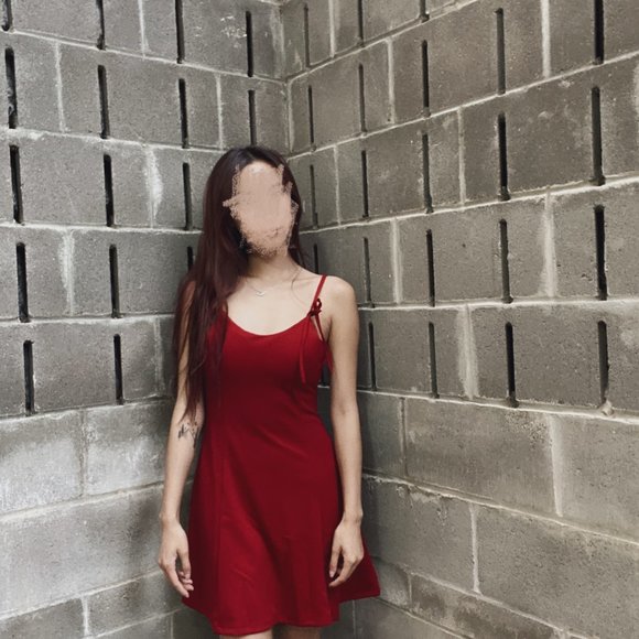 Red Cocktail Dress - Picture 3 of 6